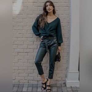 Lucy Paris Alaina Faux Leather Pants